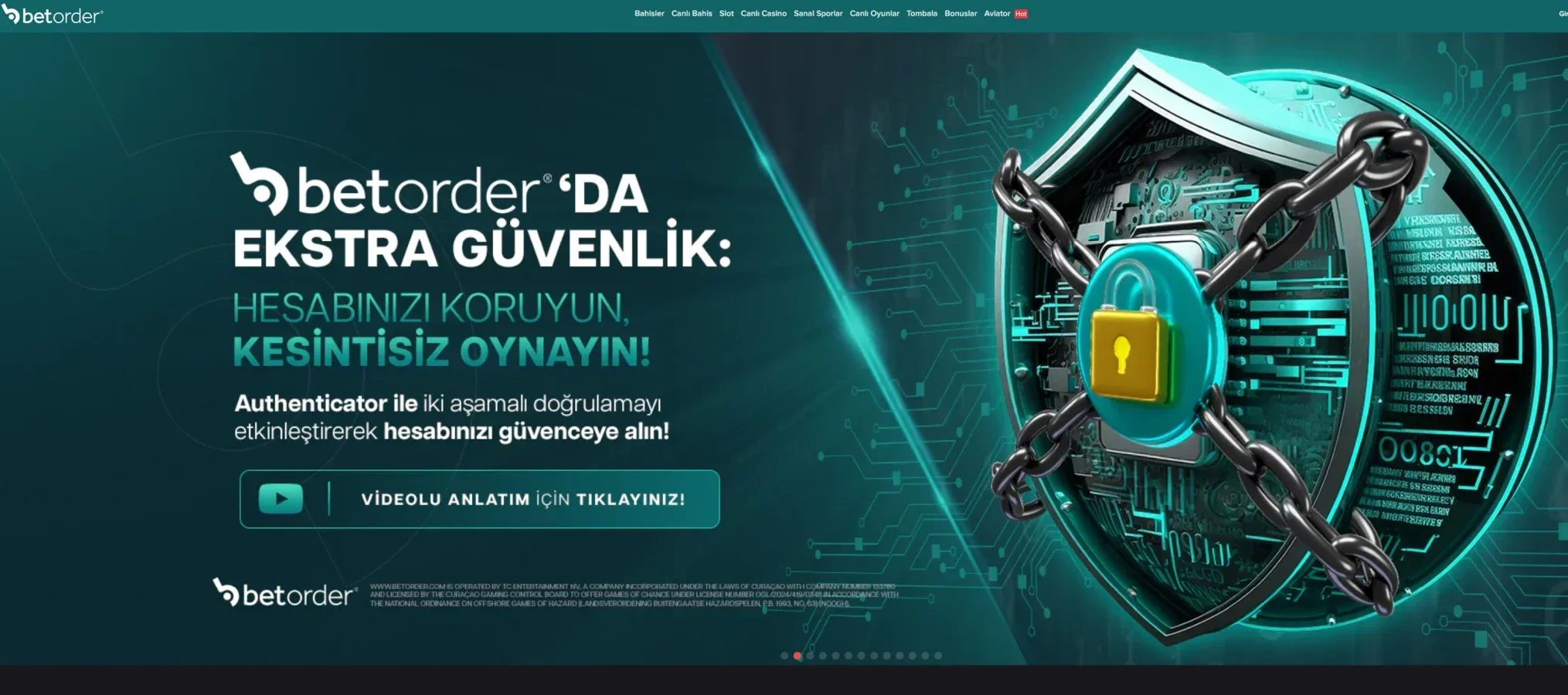 Betorder ekran görüntüsü